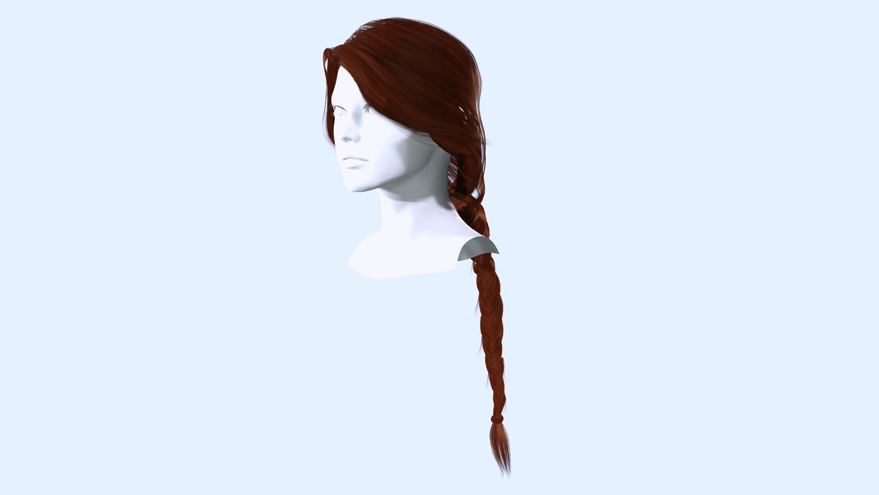 ArtStation - Realistic Female Braided Hair