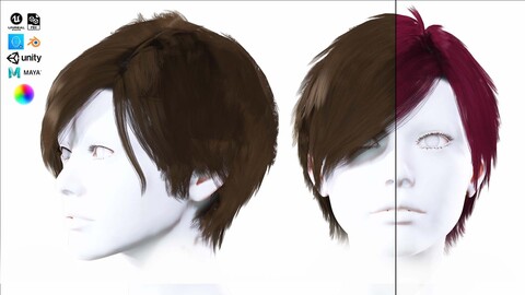 Female Realistic Short Hair