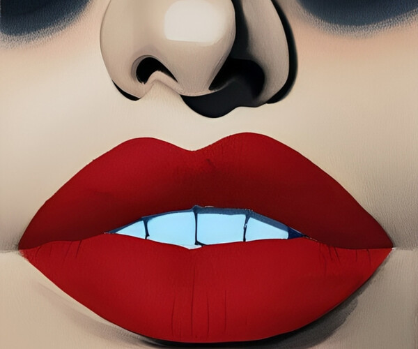 ArtStation Pop Art Lips Artworks   File 