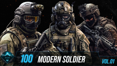 100 Modern Soldier - Vol 01