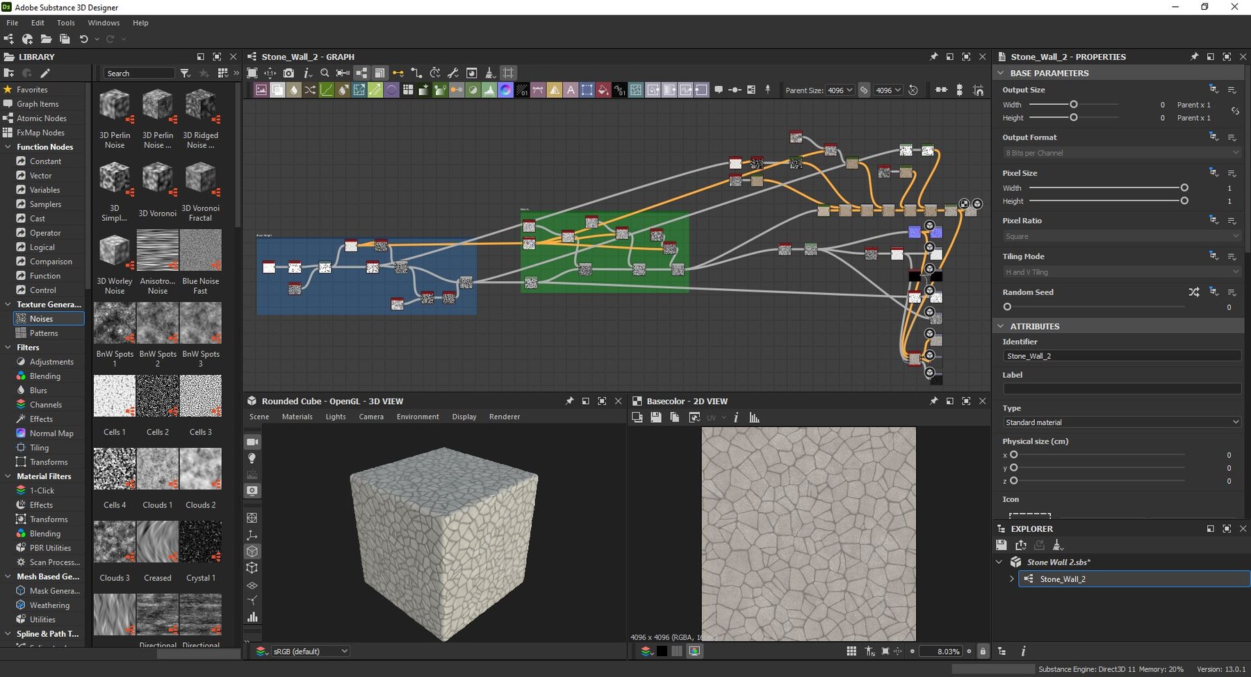 ArtStation - Substance Designer Stone Wall Creation | Tutorials