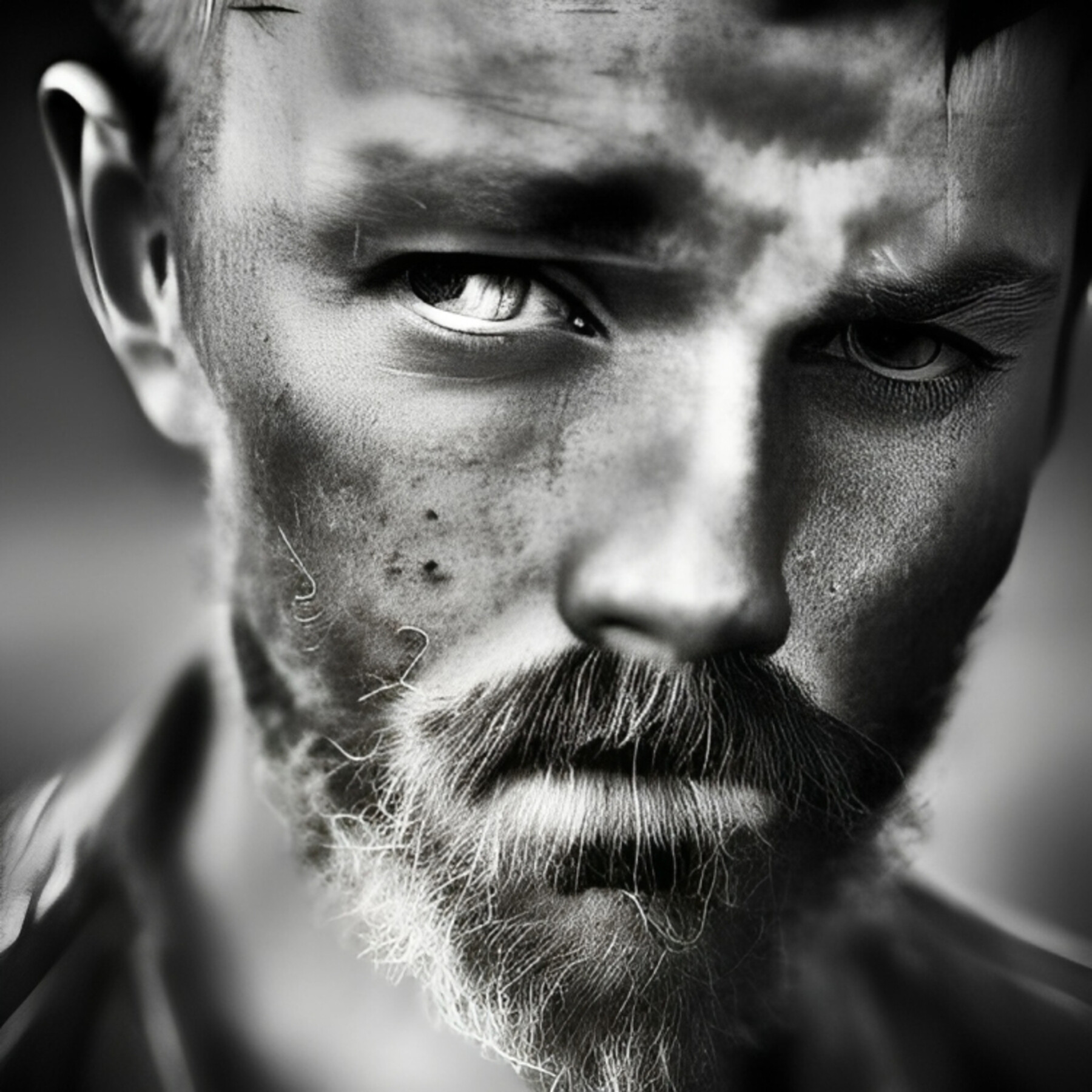 ArtStation - Portrait of a rebel in black and white | Artworks