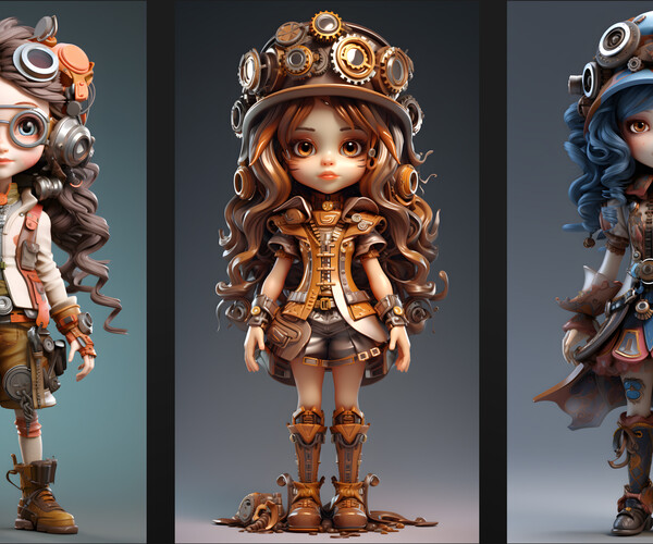 ArtStation - Steampunk Grabpack Cosmetic