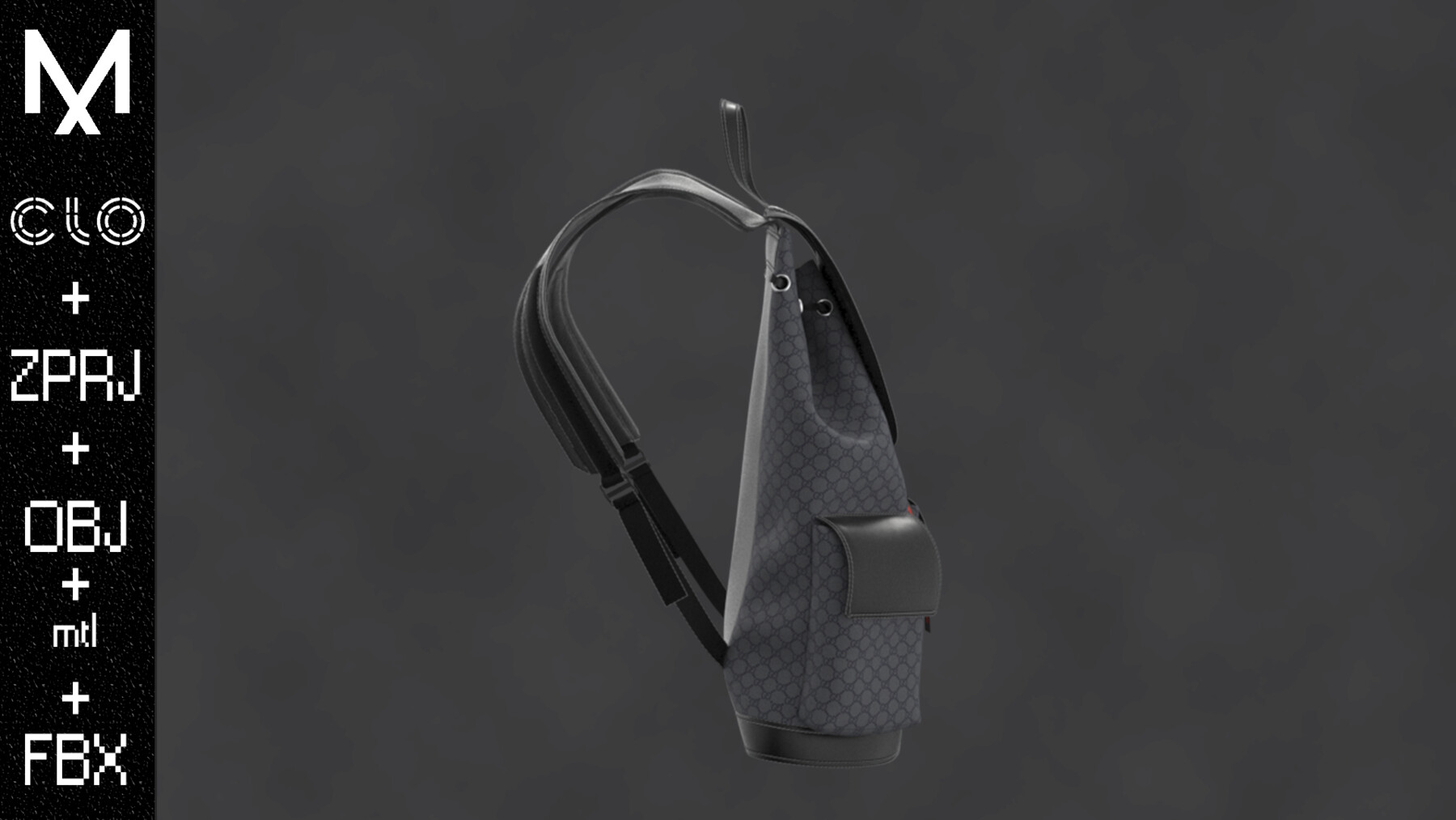 ArtStation - Louis Vuitton BackPack OBJ mtl FBX ZPRJ