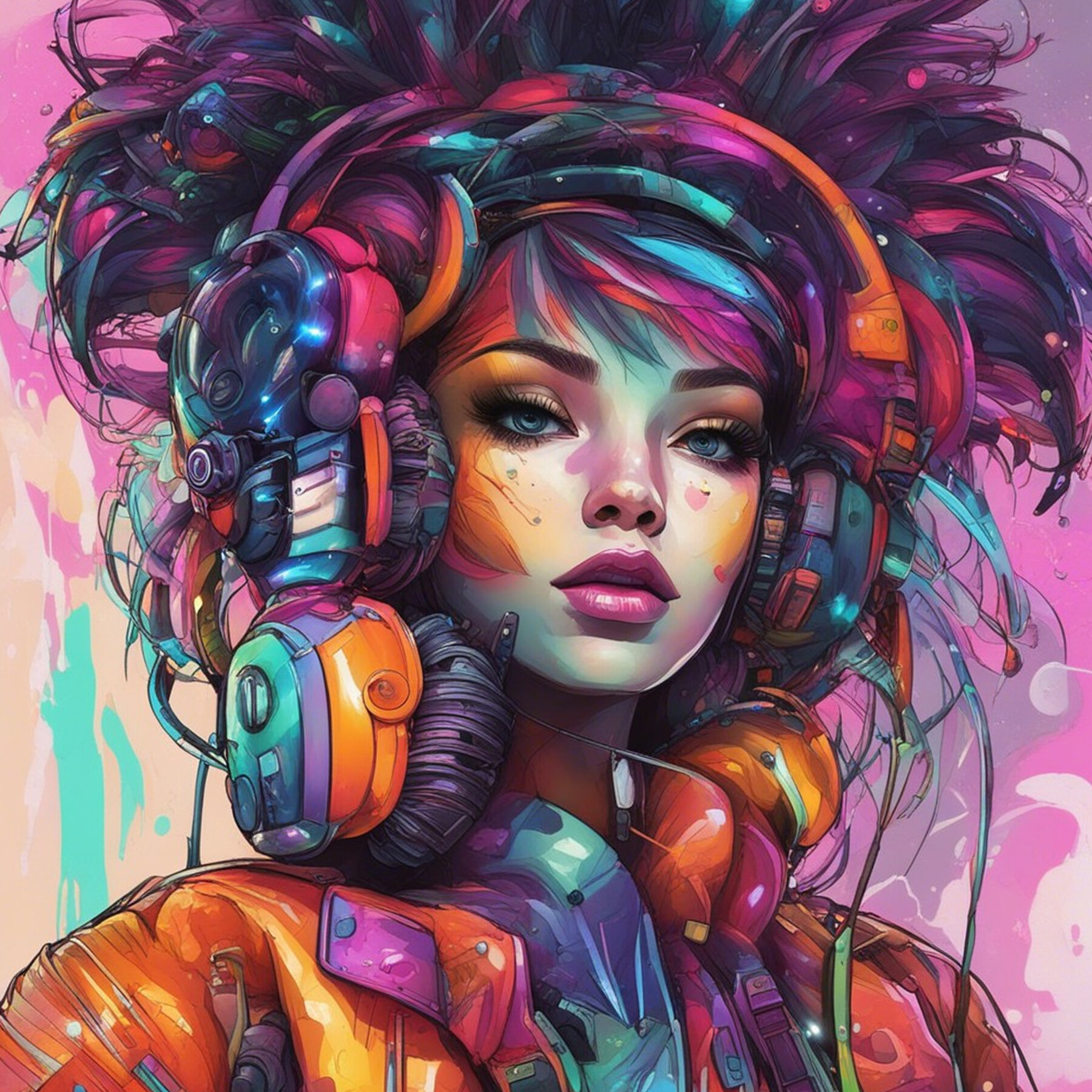 ArtStation - Colorful DJ | Artworks