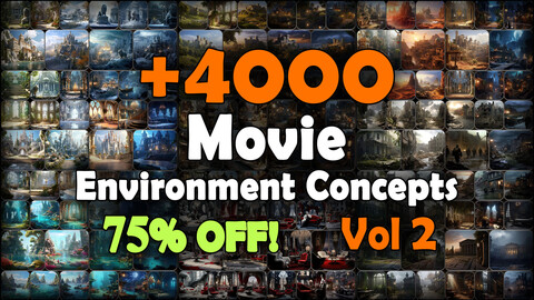4000 Movie Concept Reference Pack | MEGA Bundle | 4K | v.2
