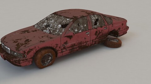 destroyed cars