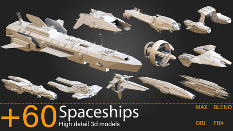 +60 - Spaceships- Kitbash-vol.01