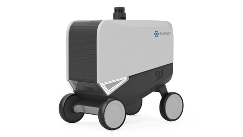 Eliport Delivery robot 3D Model