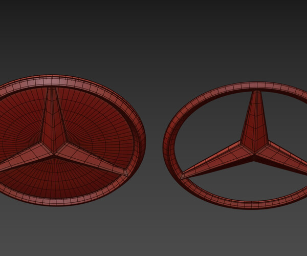 Mercedes Logo 3D model