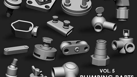 Plumbing Parts IMM Brush Pack (15 in One) Vol.5