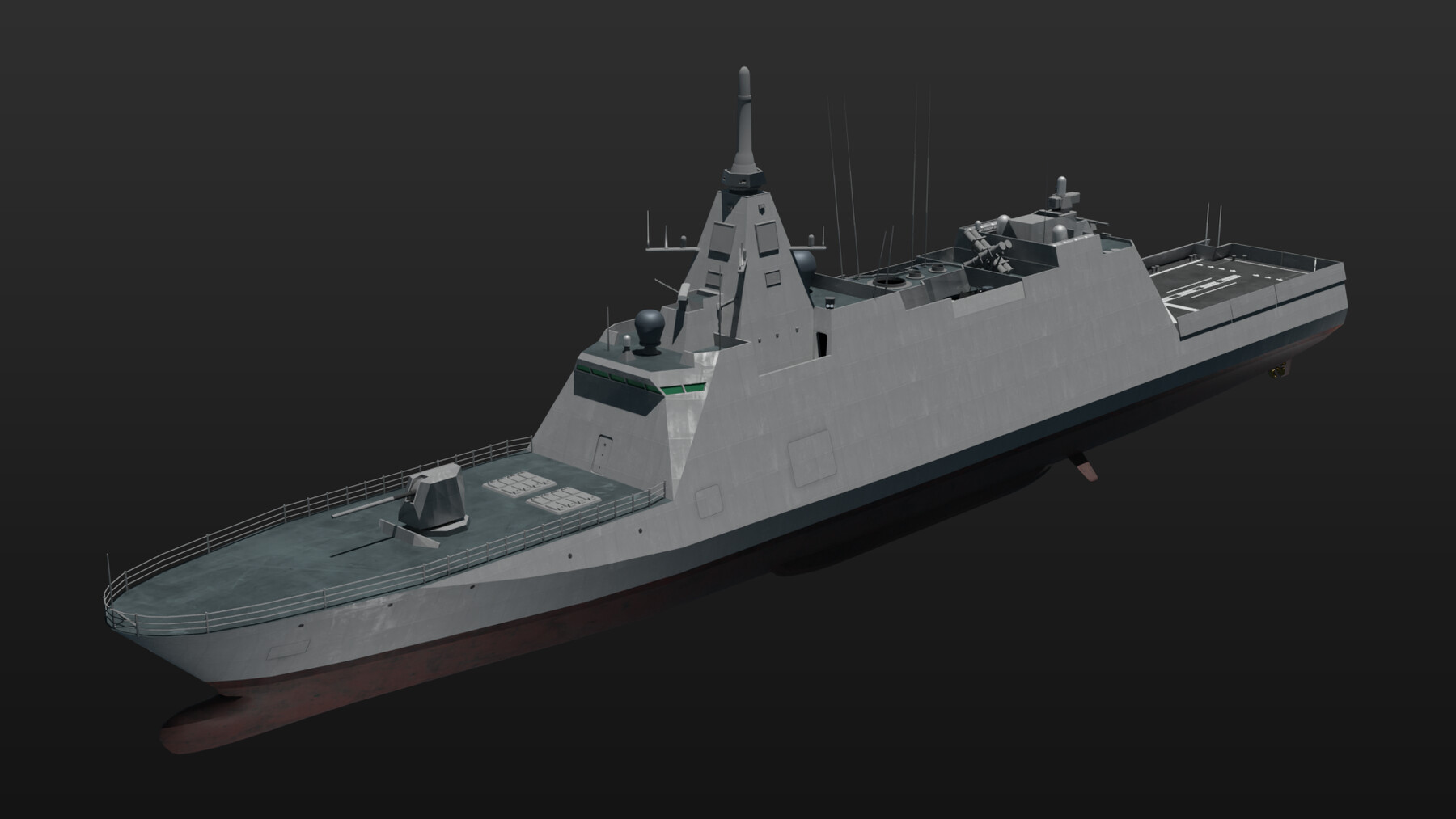 ArtStation - Mogami class frigate | Resources