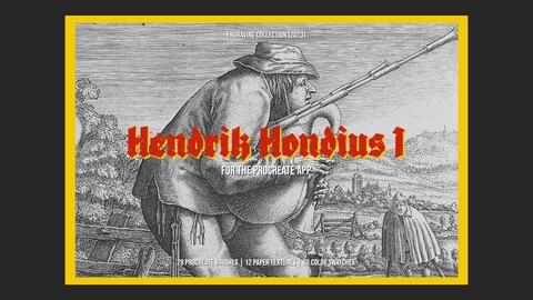 Hendrik Hondius I Procreate Kit
