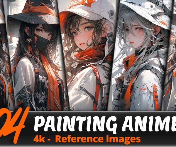 ArtStation - +230 Anime Sketch Reference (4k)