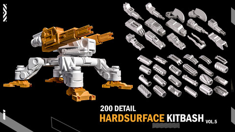 200 Detail _Hard Surface Kitbash vol.5