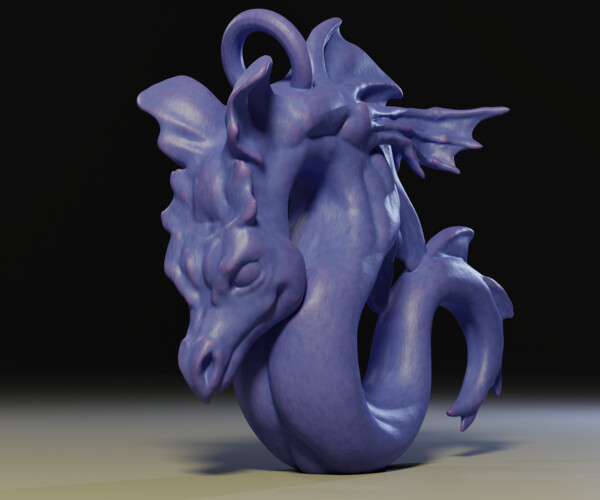 ArtStation - 3D Model - Chinese Dragon - Downloadable