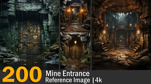 Mine Entrance | Reference Images | 4K