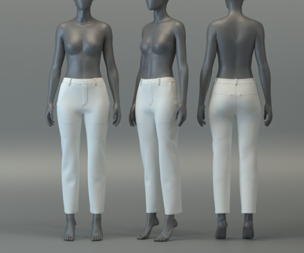 ArtStation - Basic Chino Trousers | Resources