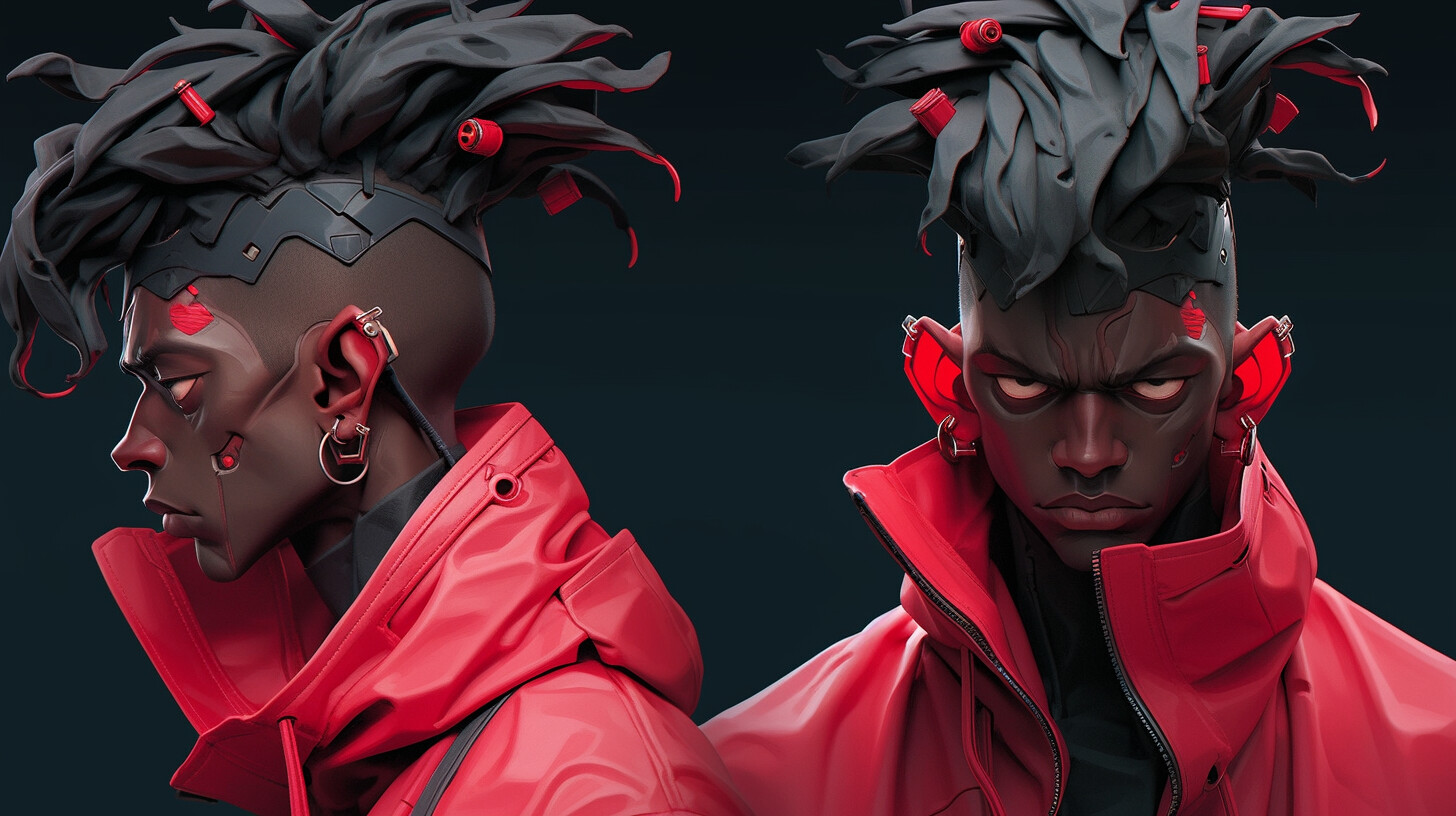 ArtStation - +350 Anime Cyberpunk Characters (4k)