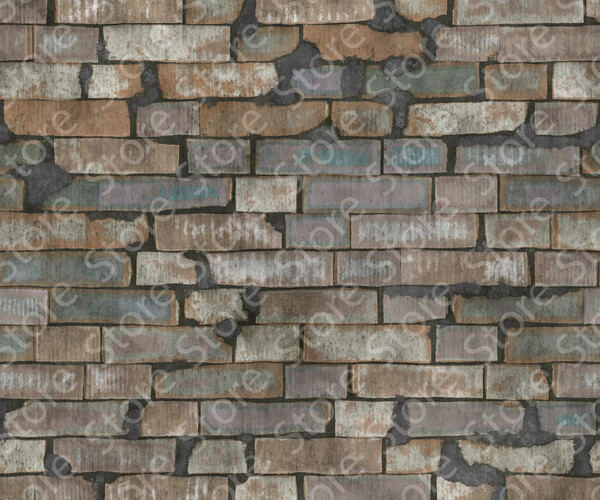 ArtStation - Bricks Seamless Texture Patterns 2k (2048*2048), PNG 10, JPG  10 File Formats All Texture Apply After Object Look Like A 3D