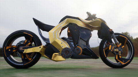 Unreal Engine Futuristic Bike