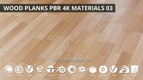 Wood Planks 03 PBR 2K/4K Materials