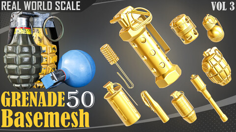 50 Grenade Basemesh