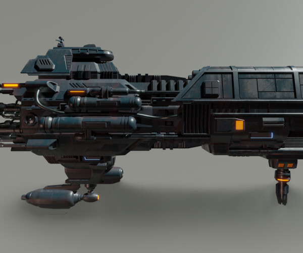 ArtStation - Customized Lictor Dungeon Ship - Star Wars | Game Assets