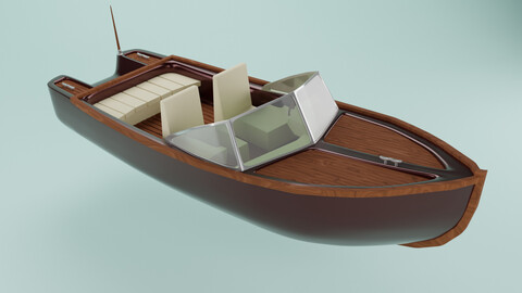 Simple Boat 3d model