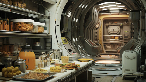 100 Scifi Kitchens Reference Pack