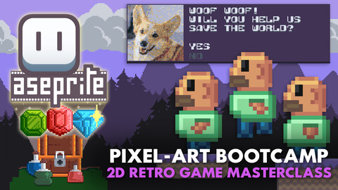Pixel art Bootcamp Complete 2D Retro Game Masterclass