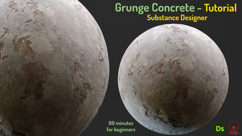 Substance Designer Grunge Concrete Creation - Free Tutorial