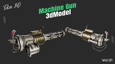 Machine Gun(3d Model)