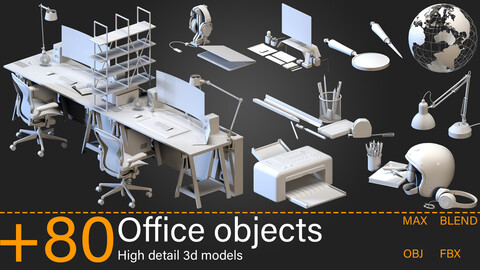 +80-Office objects - Kitbash-vol.03