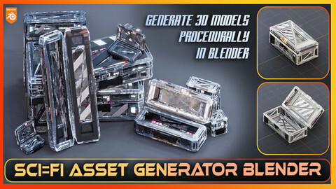 Sci-Fi Kitbash Pack + Sci-Fi Asset Generator