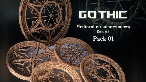 Medieval Circular Windows Pack 01