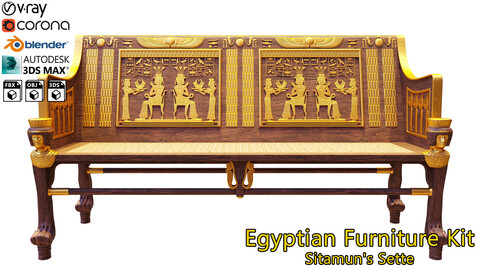 Egyptian Furniture Kit - Sitamun's Sette