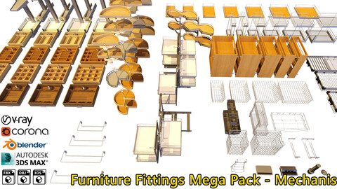 Furniture Fittings Mega Pack - Mechanisms