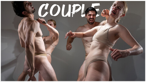 Couple Vol. 6 Photo Reference Pack For Artists 257 JPEGs noAI