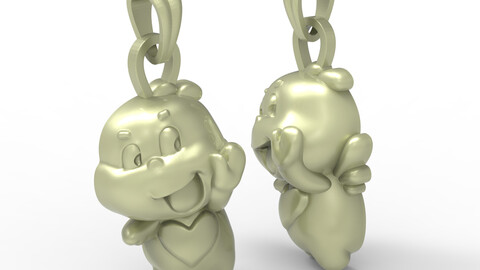 Qoobee Agapi pendant 3D-print model file