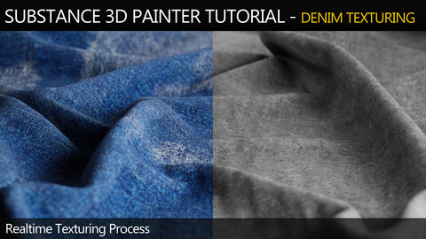 Substance 3D Painter Tutorial - Denim Texturing