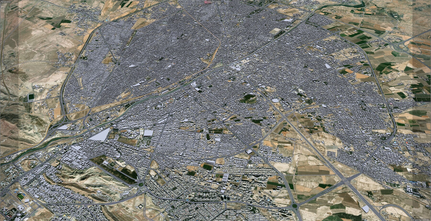 ArtStation Qom City Iran 3d Model 20km Game Assets   File 