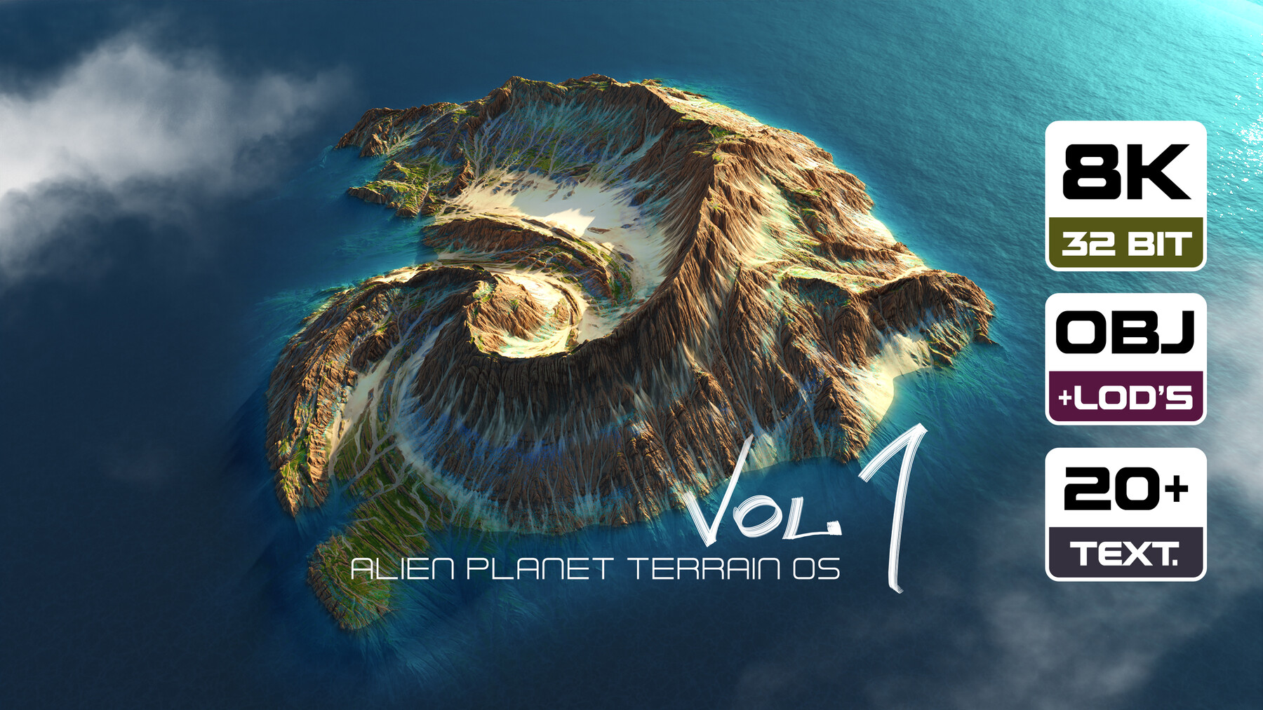 ArtStation - Alien planet terrain 05 | Resources