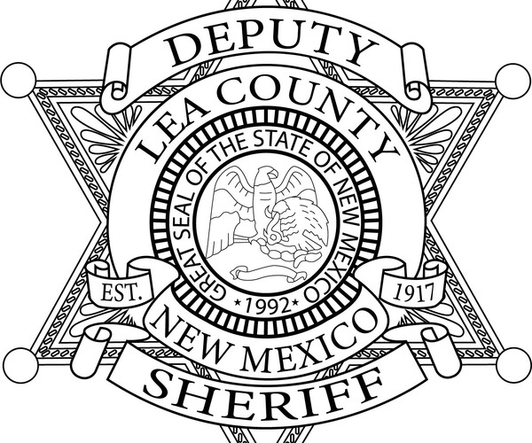 ArtStation - LEA COUNTY DEPUTY SHERIFF BADGE NEW MEXICO VECTOR FILE ...