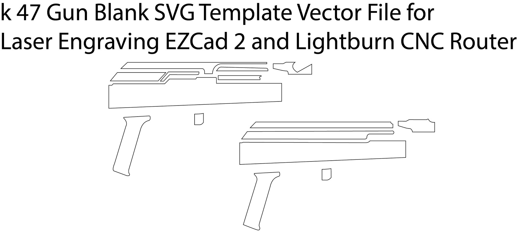 ArtStation Ruger Security-Six 4in GUN Blank SVG Template, 55% OFF