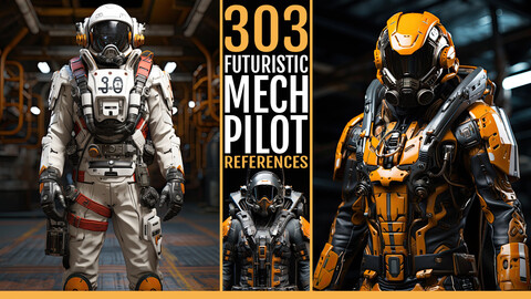 303 Futuristic Mech Pilot