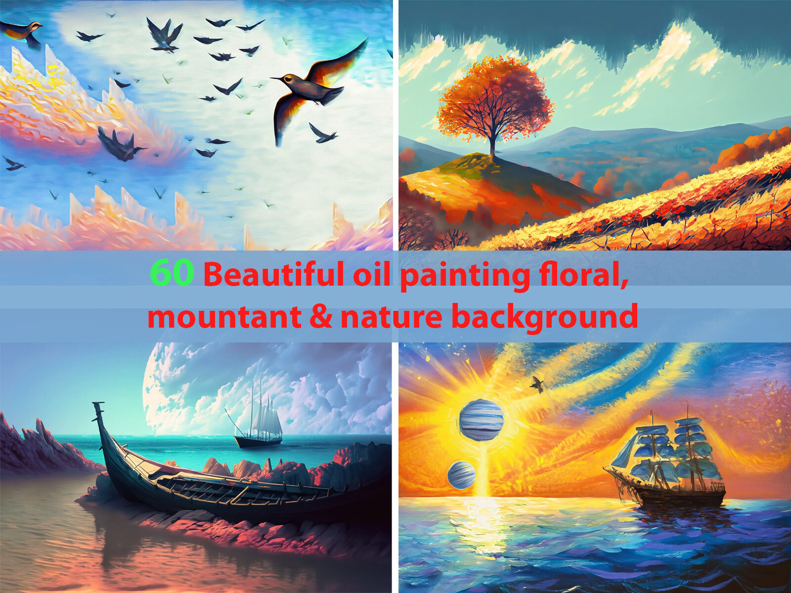 beautiful nature oil paintings