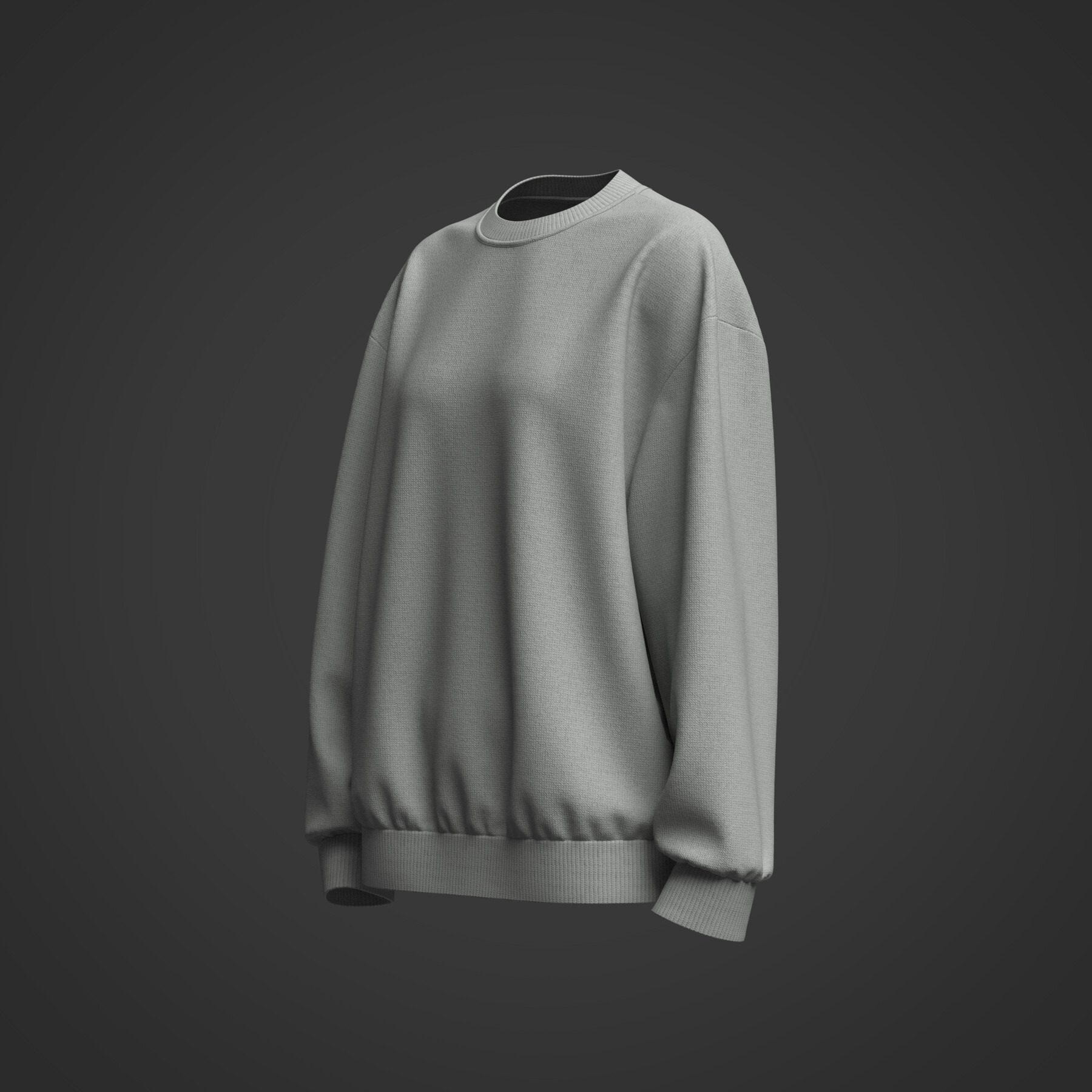 ArtStation - Womens Oversized Sweatshirt 3d Model 3D model | Resources