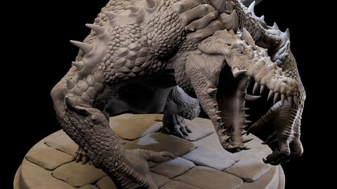 MutantCrocodile 3d print ready