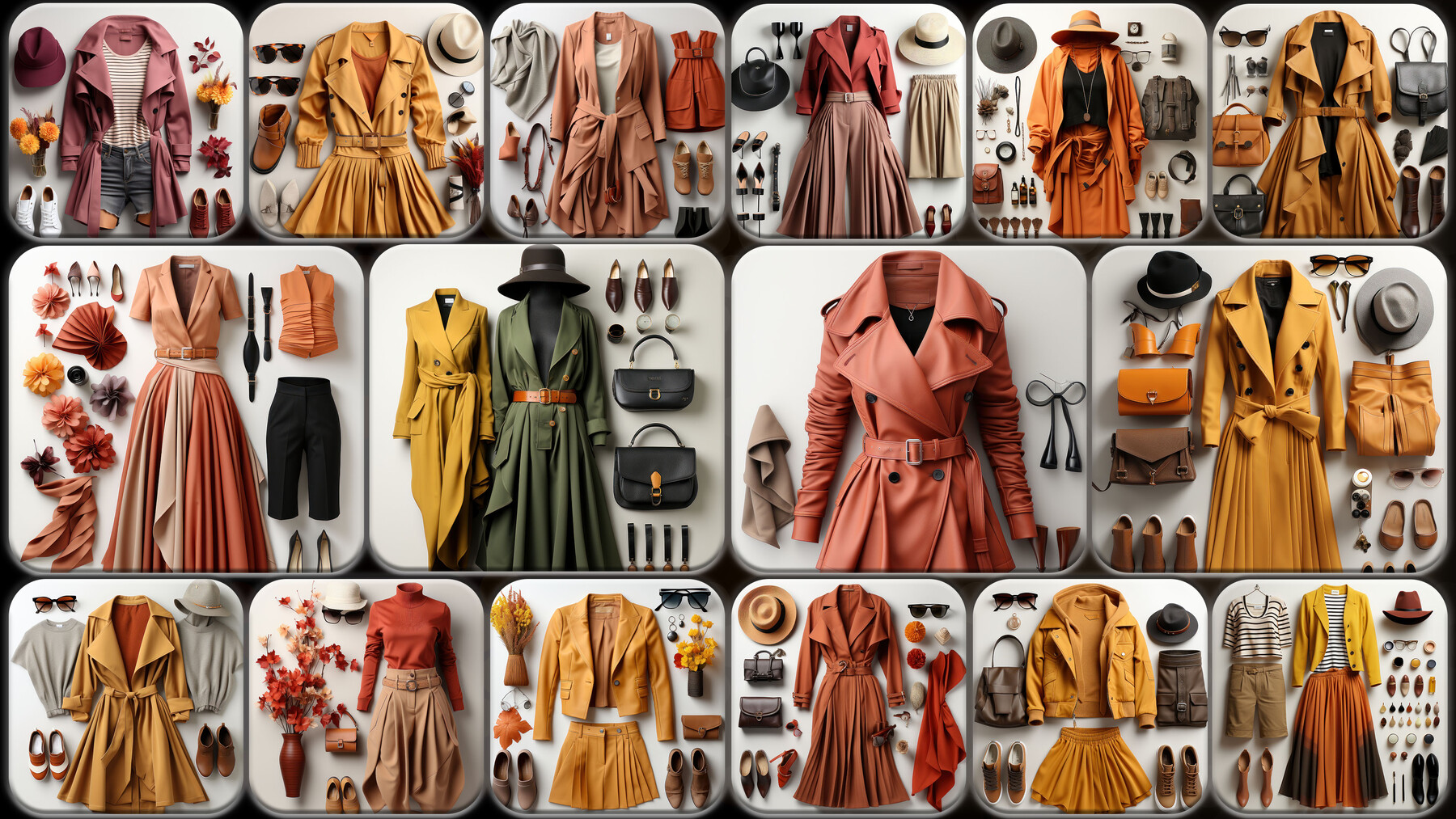 ArtStation - 200 Feminine Fall Outfit Reference Pack | 4K | v.49 | Artworks
